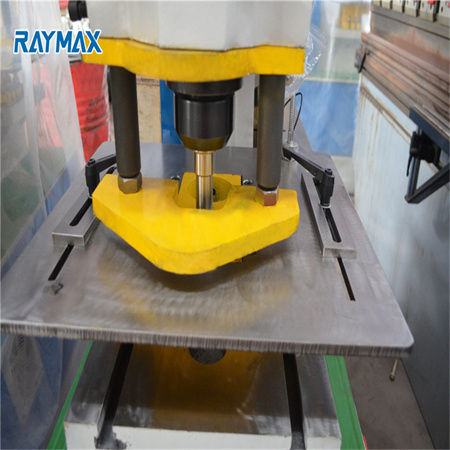 製造商 用於長孔沖孔、工字鋼切割、彎角、管道開槽的多功能液壓鐵工機